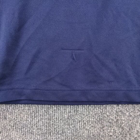 Pro Edge Men's Polo Shirt Blue Medium Short Sleeve Pullover Notre Dame Irish - Picture 9 of 14